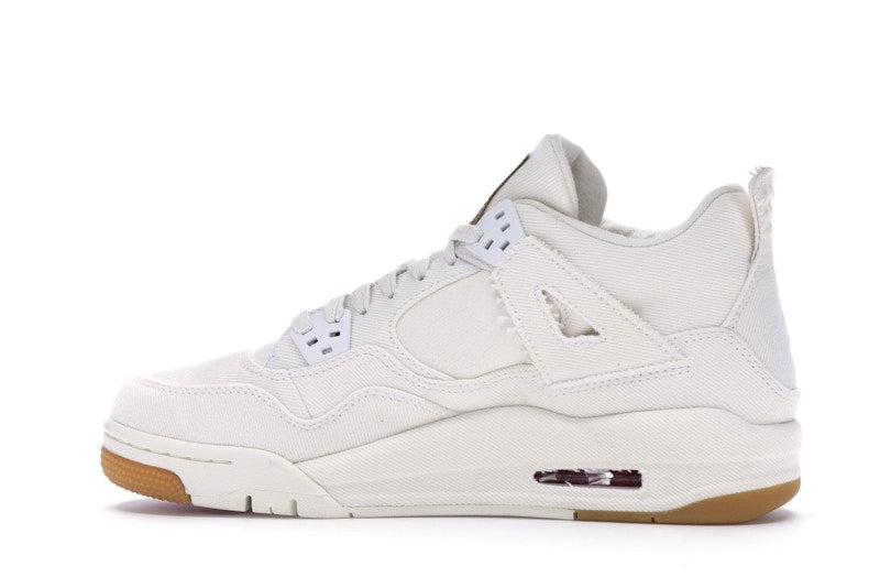 Jordan 4 Retro Levi's White (GS) (Blank Tag)