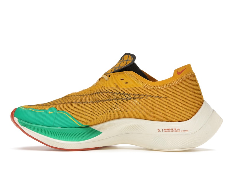 Nike ZoomX Vaporfly Next% 2 1972 Dark Sulfur Stadium Green