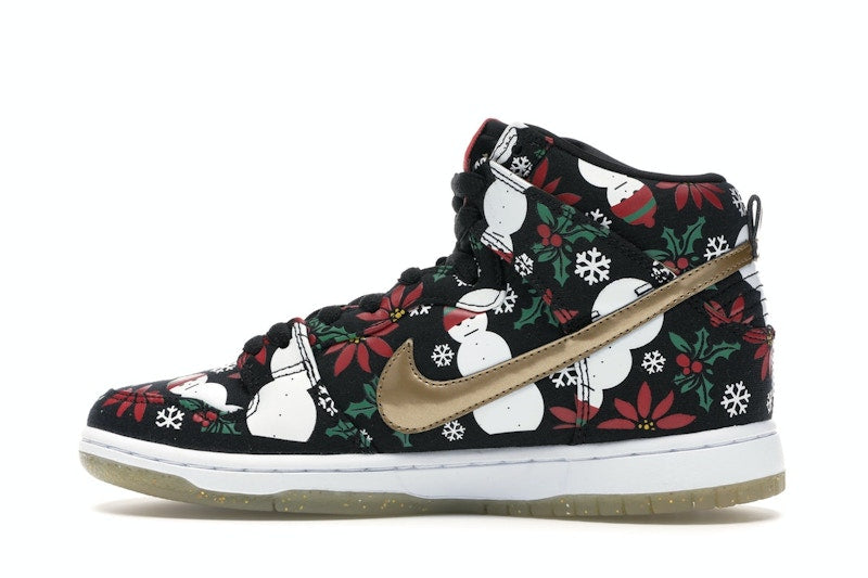 Nike SB Dunk High Concepts Ugly Christmas Sweater Black