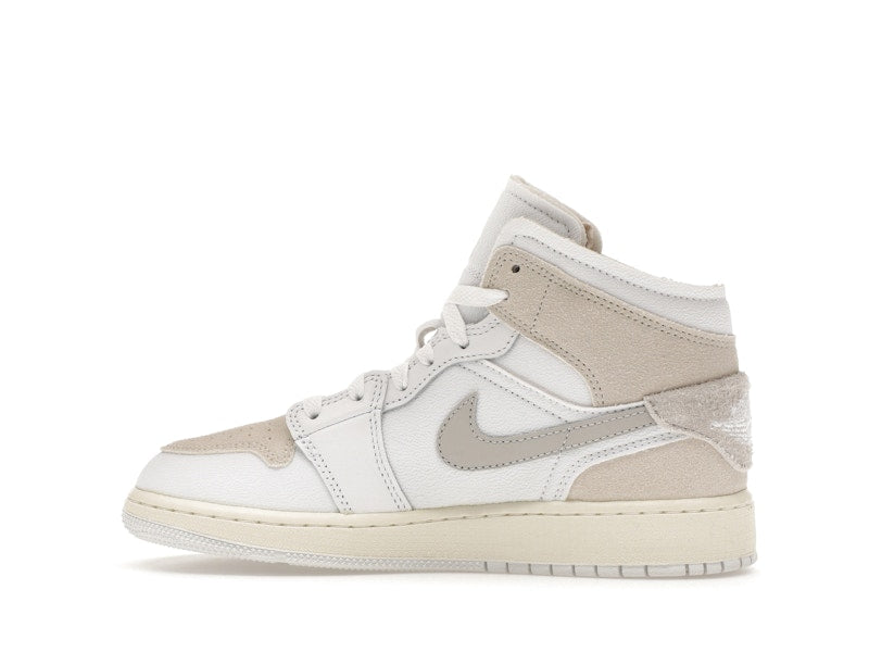 Jordan 1 Mid SE Craft Inside Out Tech Grey (GS)