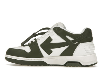 OFF-WHITE Out Of Office OOO Low Tops White Khaki