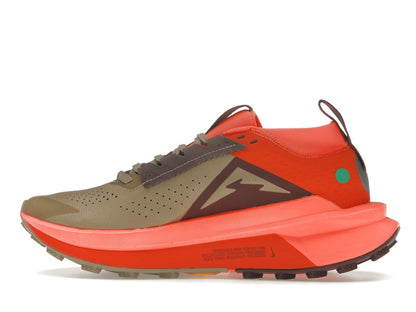 Nike ZoomX Zegama 2 Khaki Hyper Crimson Burgundy Crush White