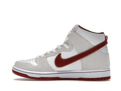 Nike SB Dunk High Sail Bright Crimson