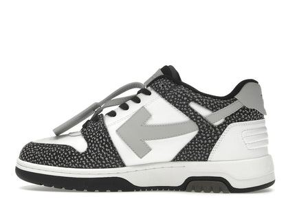 OFF-WHITE Out Of Office OOO Low Tops Black Grey with Dots