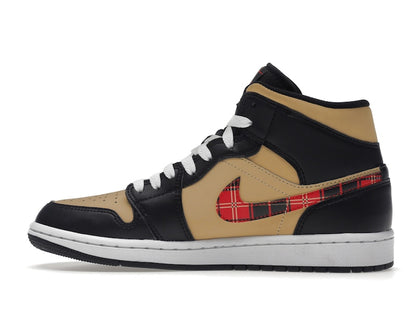 Air Jordan 1 Mid Tartan Swoosh