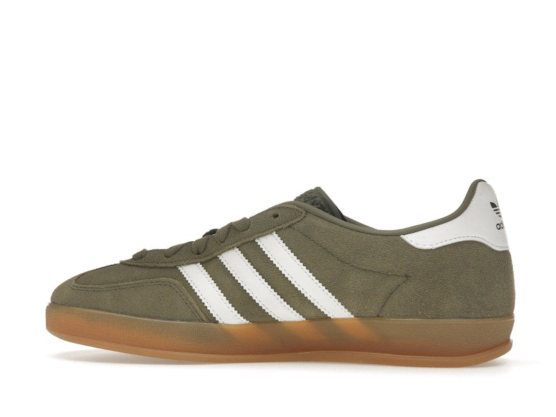 adidas Gazelle Indoor Olive Strata Cloud White Gum