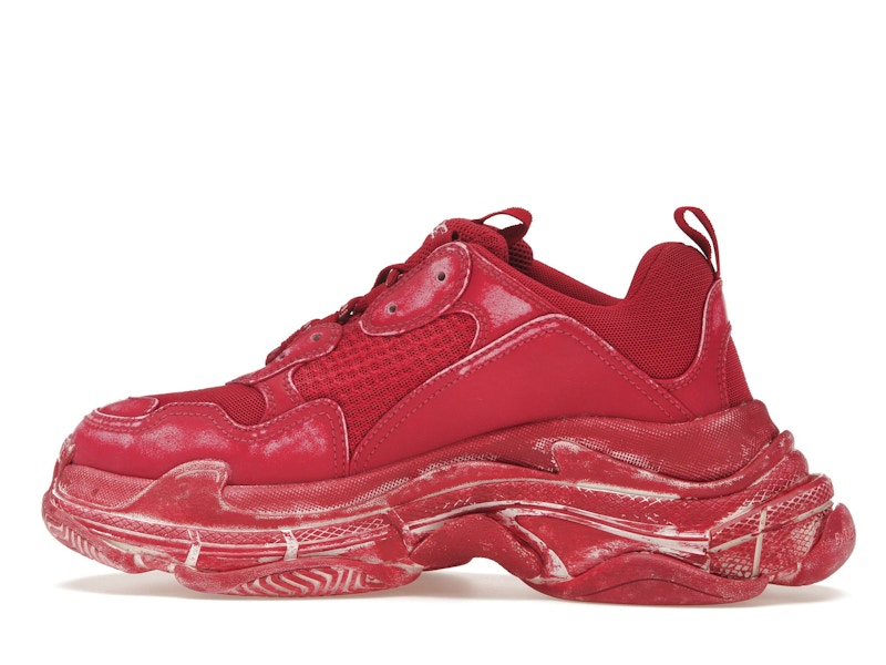 Balenciaga Triple S Faded Red