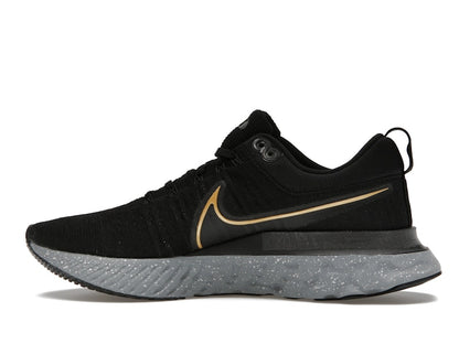 Nike React Infinity Run Flyknit 2 Black Gold