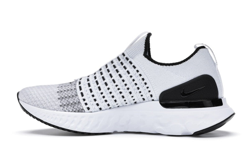 Nike React Phantom Run Flyknit 2 White Black