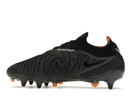 Nike Gripknit Phantom GX Elite SG-Pro Anti-Clog Traction Black Dark Smoke Grey Total Orange