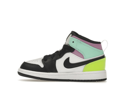 Jordan 1 Mid Pastel Black Toe (PS)
