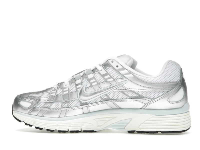 Nike P-6000 White Blue Tint Sail Metallic Silver (Women's)