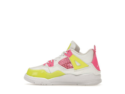 Jordan 4 Retro White Lemon Pink (PS)
