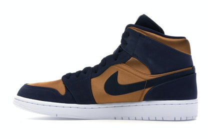 Jordan 1 Mid Obsidian Desert Ochre