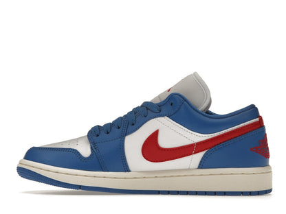 Jordan 1 Low Sport Blue Gym Red (Women's)