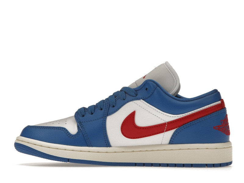 Jordan 1 Low Sport Blue Gym Red (Women's)