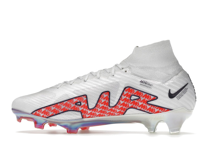 Nike Zoom Mercurial Superfly 9 Elite FG White Bright Crimson