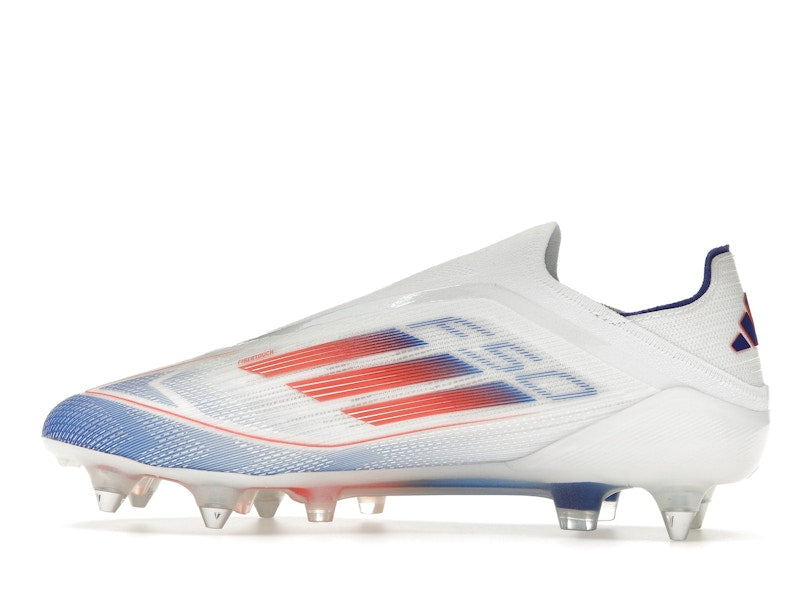 adidas F50 Elite Laceless SG Cloud White Solar Red Lucid Blue