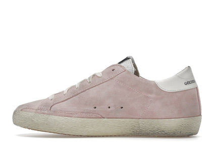 Golden Goose Super Star Pink Suede White