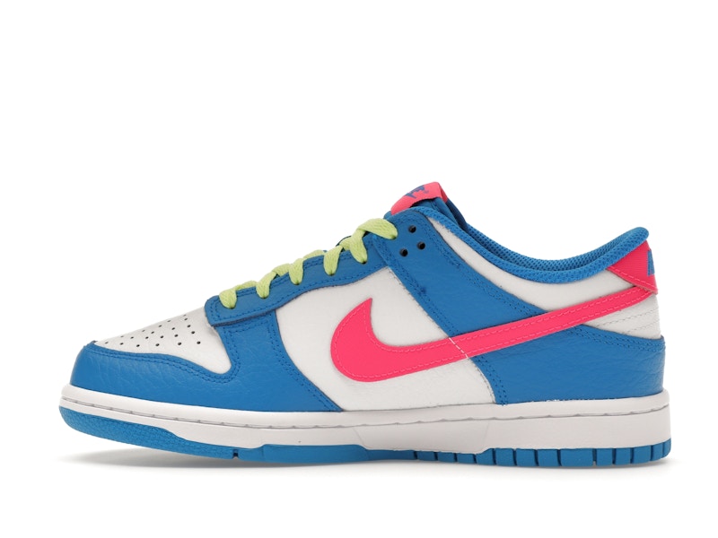 Nike Dunk Low Photo Blue White Light Lemon Twist Hyper Pink (GS)