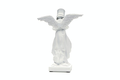Banksy Bucket On Head Figure White
