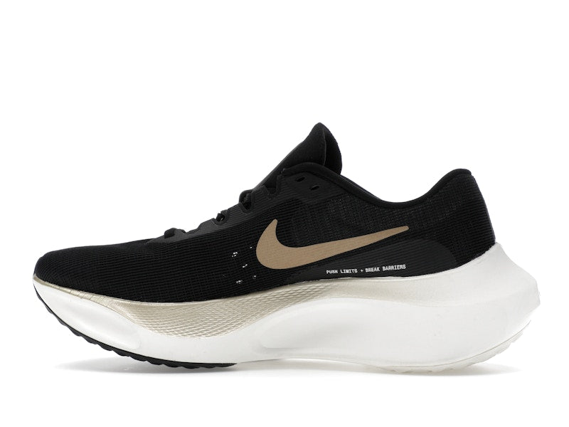 Nike Zoom Fly 5 Black Metallic Gold Grain
