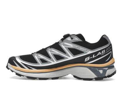 Salomon XT-6 Black Footwear Silver Warm Apricot