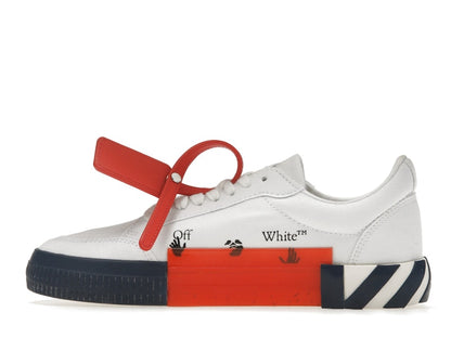 OFF-WHITE Vulcanized Low White Blue Canvas