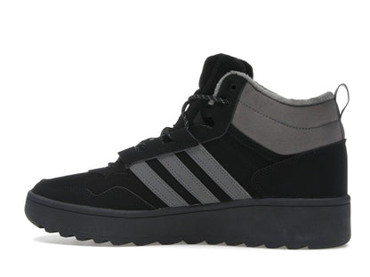 adidas Hoops 4.0 Mid Black Grey Four