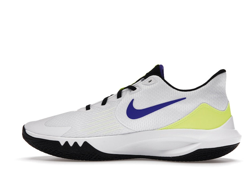 Nike Precision 5 White Barely Volt