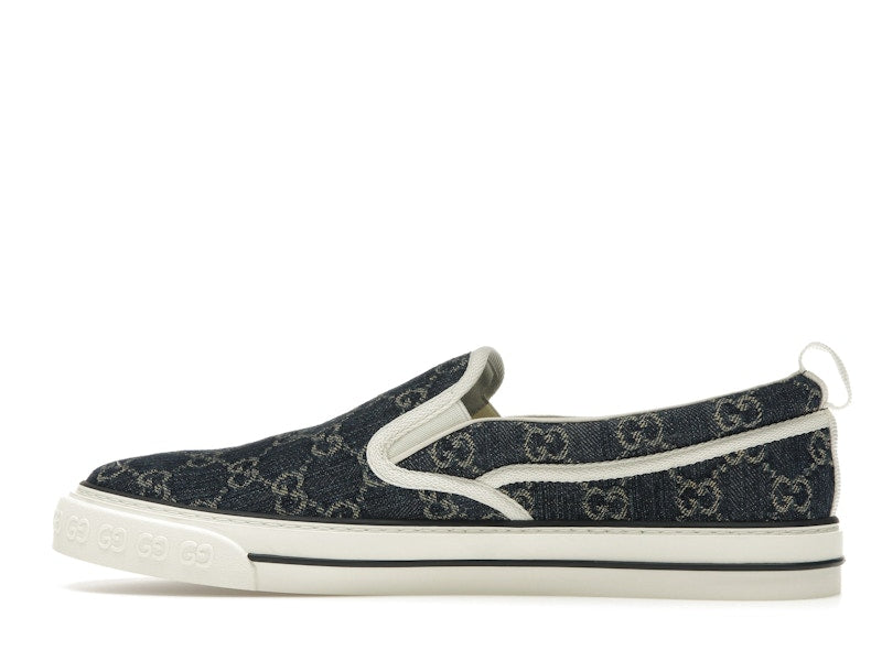 Gucci Tennis 1977 Slip On Denim