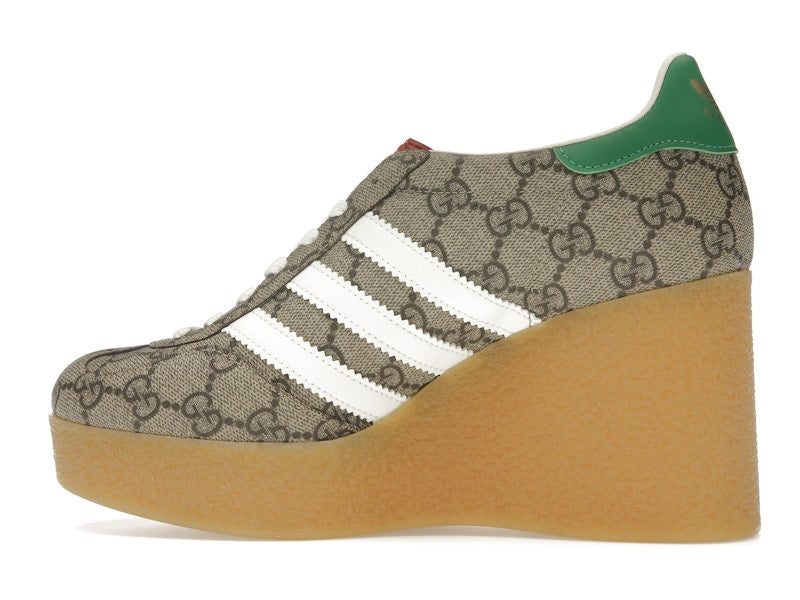 adidas x Gucci Gazelle Wedge Beige GG Monogram (Women's)