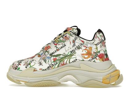 Gucci x Balenciaga The Hacker Project Triple S  Flora Print