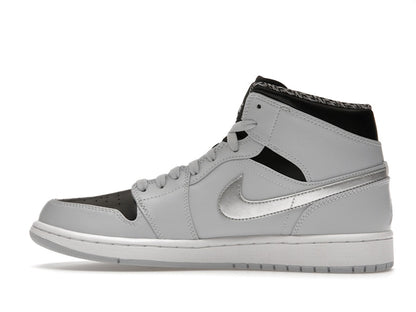 Jordan 1 Mid Pure Platinum Metallic Silver