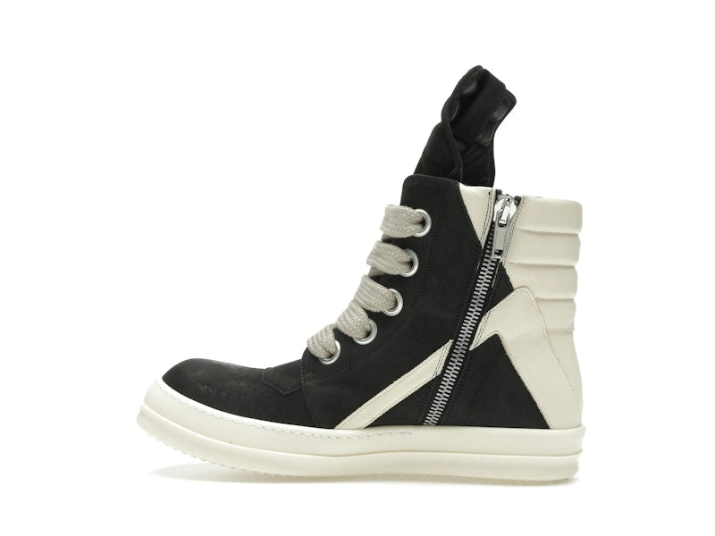 Rick Owens Geobasket Jumbo Lace High Black Milk (Women's)