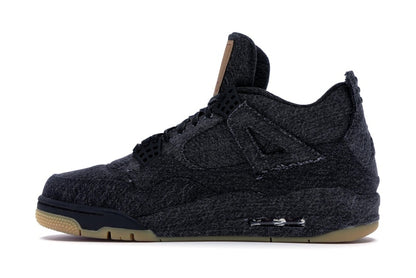 Jordan 4 Retro Levi's Black (Blank Tag)