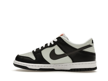 Nike Dunk Low Black Bright Mandarin Mini Swoosh (GS)