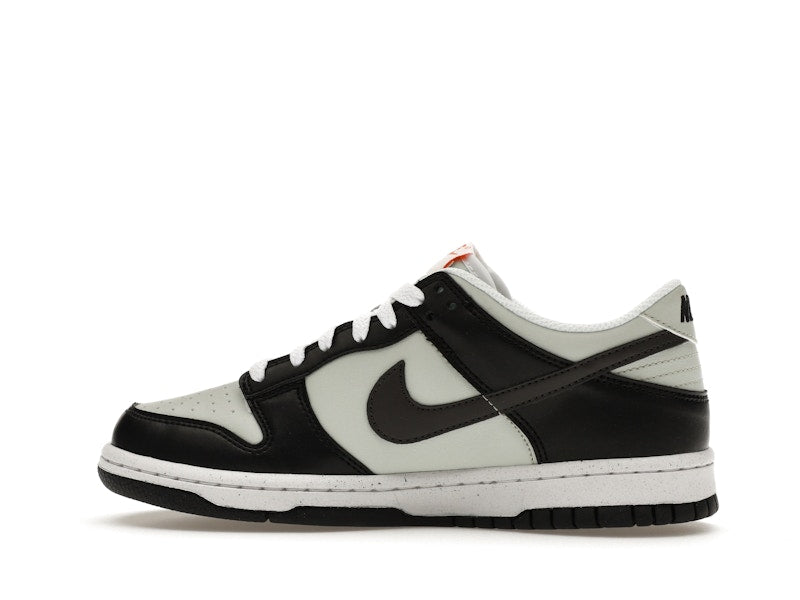 Nike Dunk Low Black Bright Mandarin Mini Swoosh (GS)