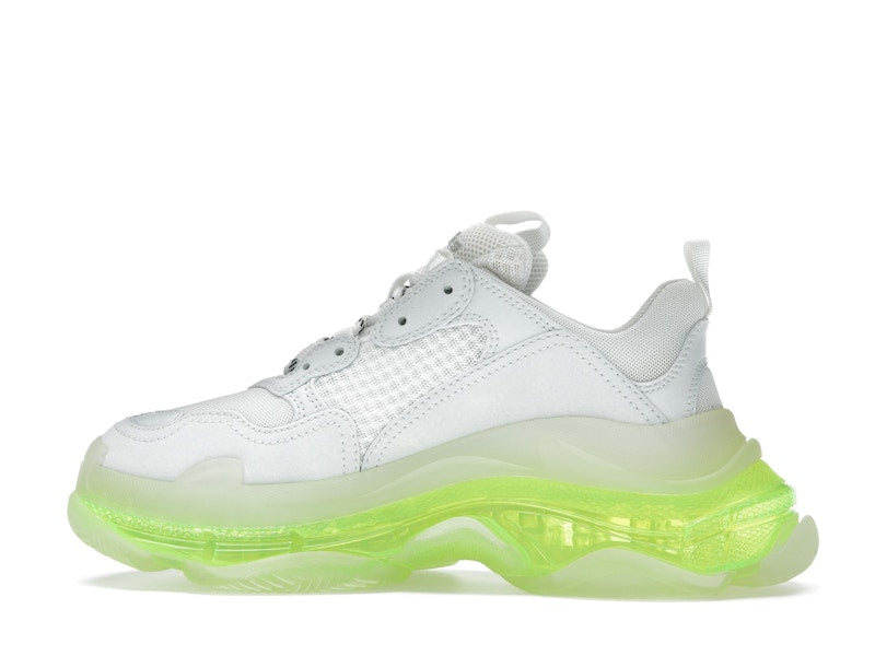 Balenciaga Triple S Clear Sole White Fluo Yellow (Women's)
