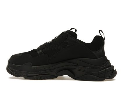 Balenciaga Triple S Black White Laces