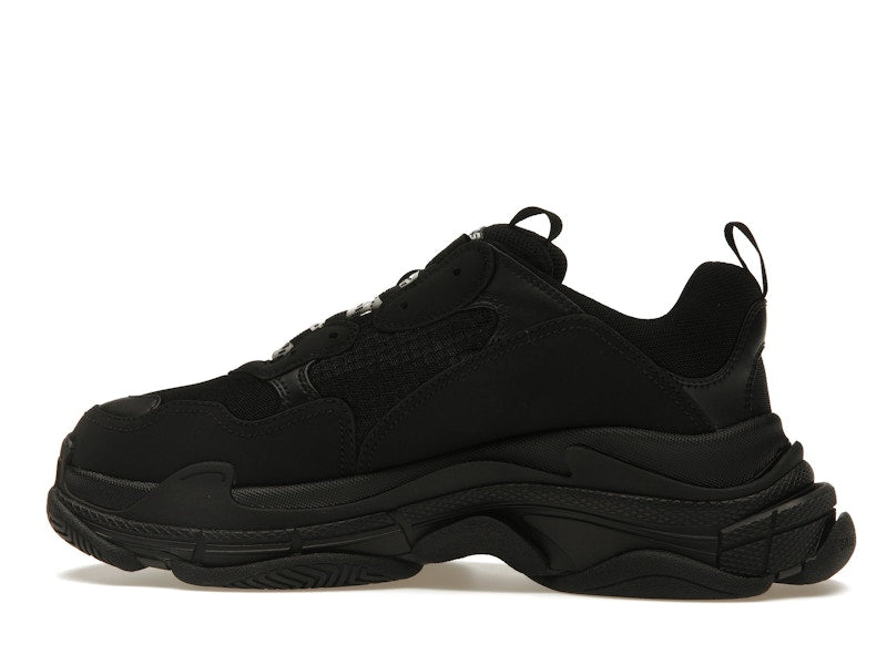 Balenciaga Triple S Black White Laces