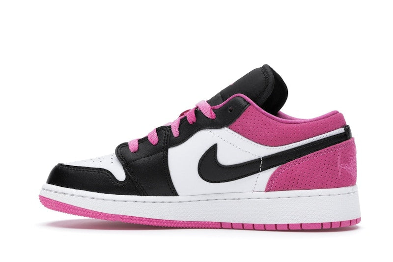Jordan 1 Low Black Active Fuchsia (GS)
