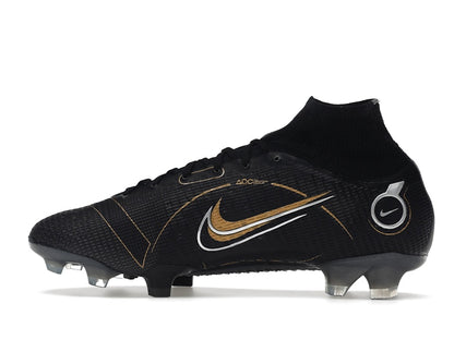 Nike Mercurial Superfly 8 FG Black Metallic Silver Gold