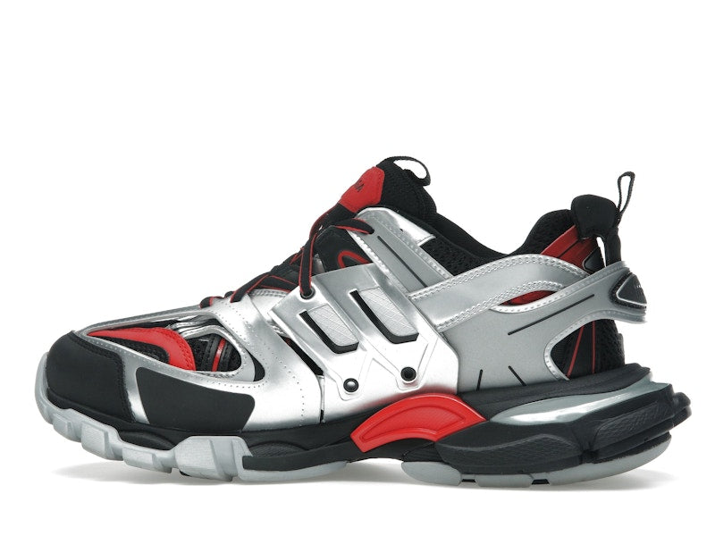 Balenciaga Track Black Red White Silver