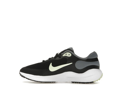 Nike Revolution 7 Black Smoke Grey White Barely Volt (GS)