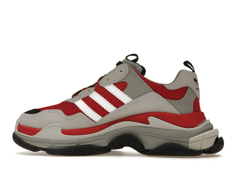 Balenciaga x adidas Triple S Red Grey Black