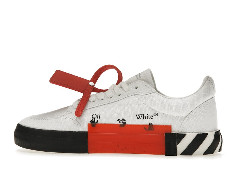OFF-WHITE Vulcanized Low White Teal Canvas