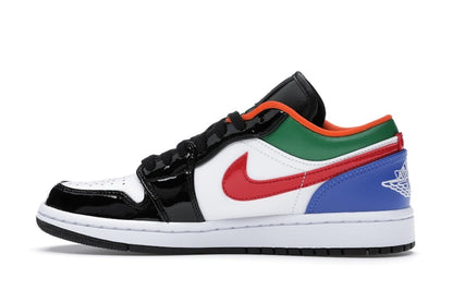 Jordan 1 Low Multi-Color Black Toe (Women's)