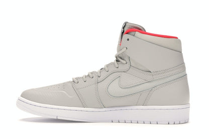 Jordan 1 Retro High Nouveau Pure Platinum Bright Crimson