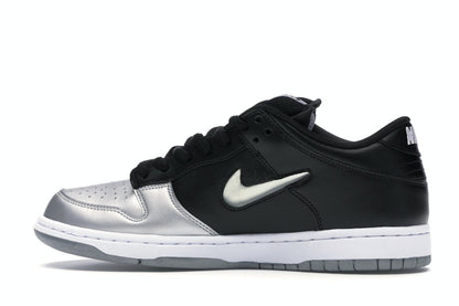 Nike SB Dunk Low Supreme Jewel Swoosh Silver